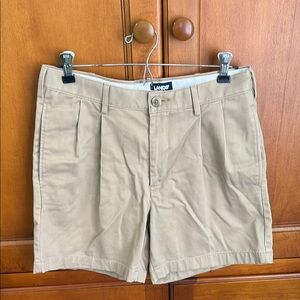 Land's End Pleated Khaki Shorts